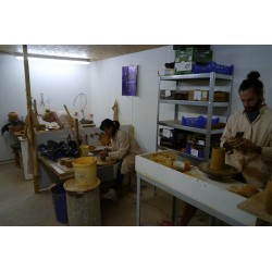 Stage de poterie tournage