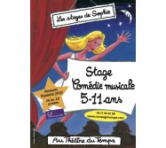 Stage 5-11 ans Comédie Musicale vacances Toussaint 2020