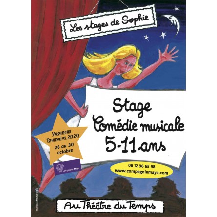Stage 5-11 ans Comédie Musicale vacances Toussaint 2020