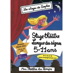 Stage 5-11 ans Théâtre/Langue des signes Pâques 2021