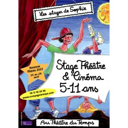 Stage enfant Théâtre & Cinéma vacances pâques 5-11 ans